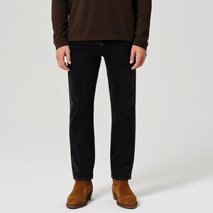 Citizens Humanity Finn Jeans Men's 32 Black Marmite Relaxed Taper Denim USA